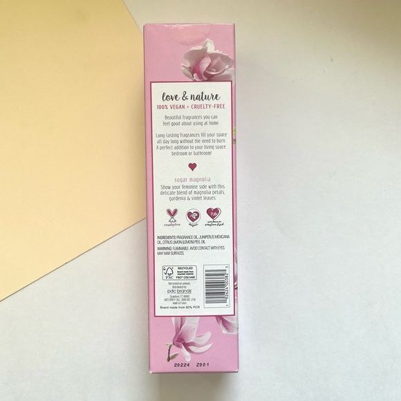 🏷️ Love & Nature Sugar Magnolia petals & seed diffuser with essential oils - Picture 5 of 14